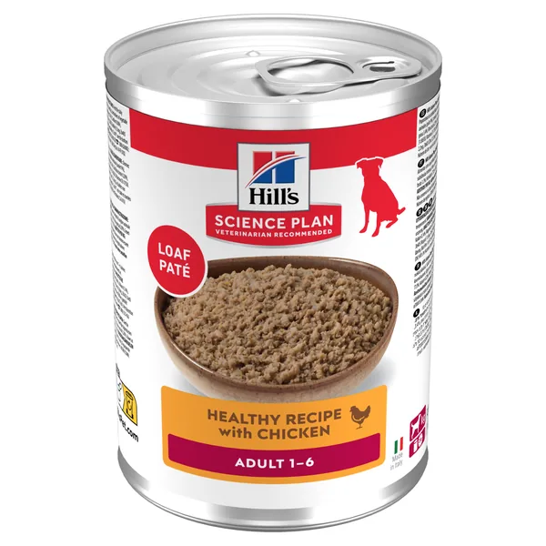 Hill's Science Plan Canine Adult Pollo Lata Humeda Perros 12 x 370 g