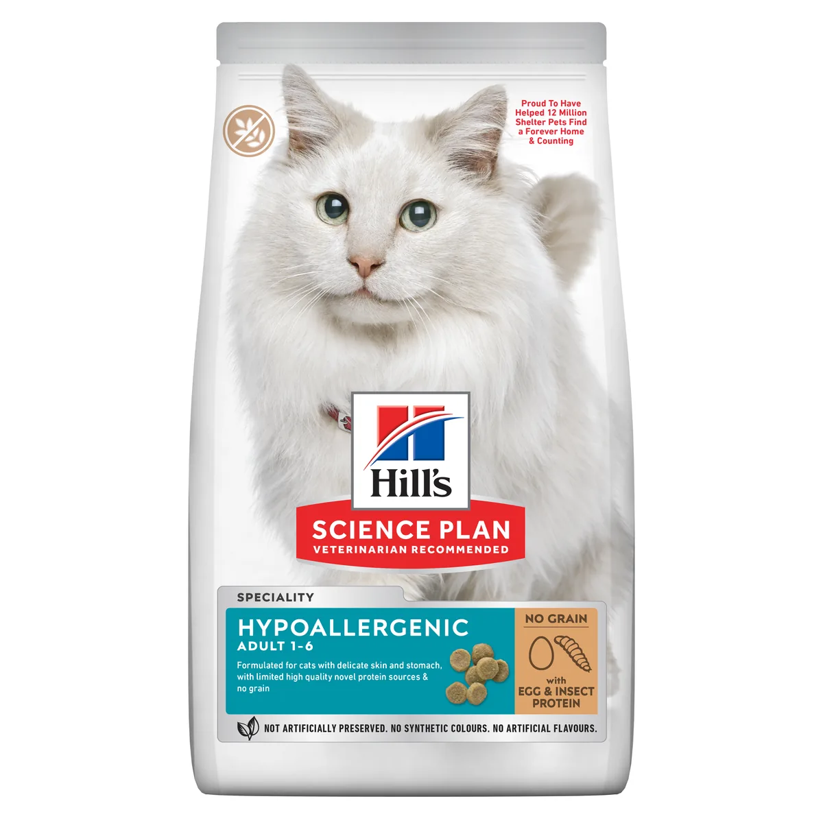 Hill's Science Plan Feline Adult Hypoallergenic Huevo e Insectos