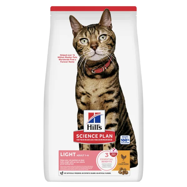 Hill's Science Plan Feline Adult Light Pollo