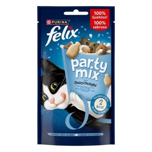 Purina Felix Party Mix Delicias de Leche 60 g