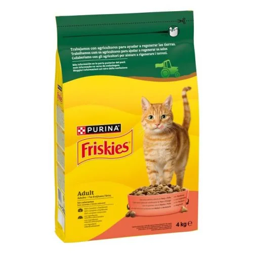 Purina Friskies Adulto con Buey, Pollo y Verduras