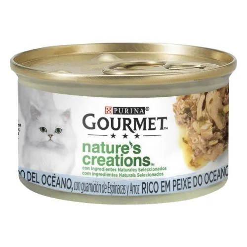 Purina Gourmet Nature's Creations Mini Filetes rico en pescado del oceano 85 g