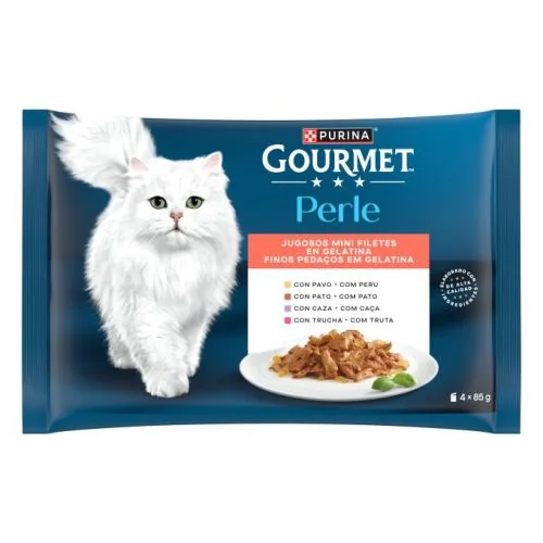 Purina Gourmet Perle Finas Láminas en Gelatina Surtido 85 g