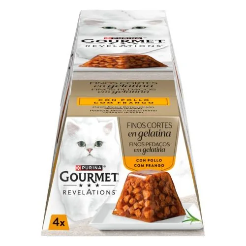 Purina Gourmet Revelations Gelatina con Pollo 57 g