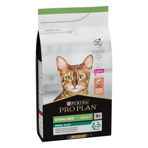 Purina Pro Plan Gato Sterilised Adult 1+ Renal Plus Salmón 1,5 kg