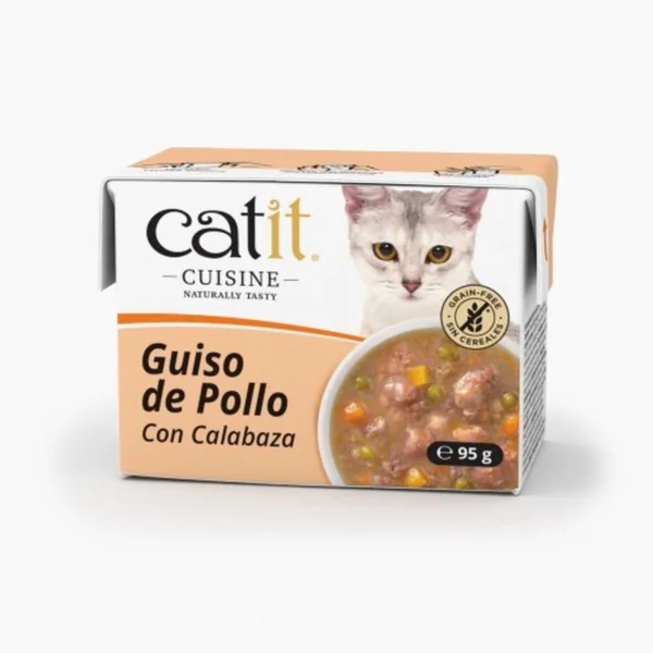 Catit Cuisine Guiso de Pollo con Calabaza, 95g
