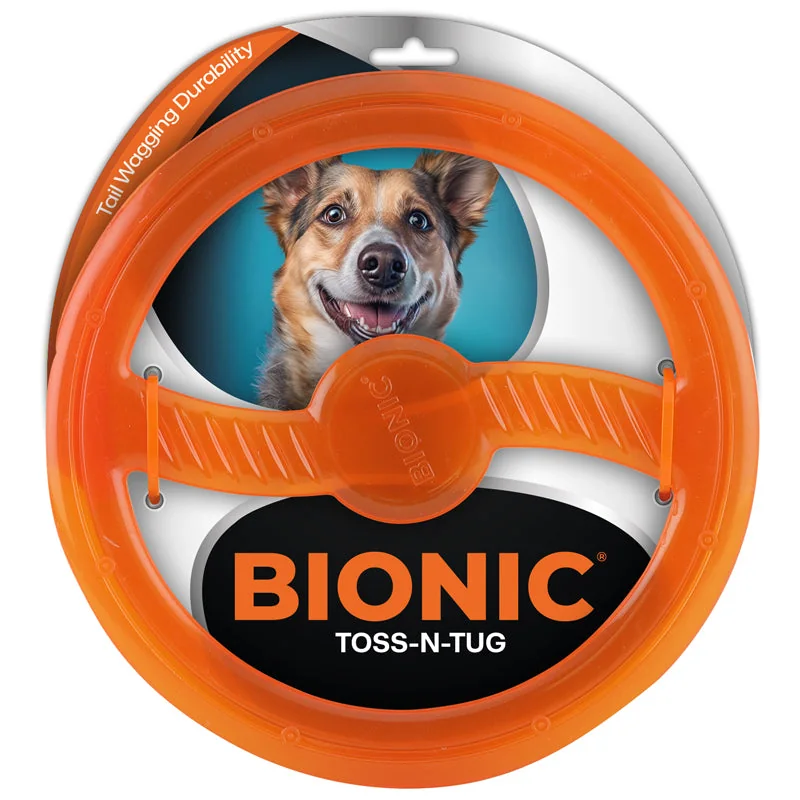 Juguete ultra resistente para perros BIONIC Toss-N-Tug - Imagen 2