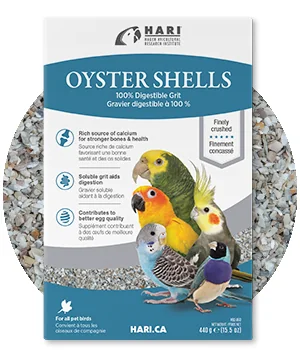 Ostras trituradas para aves HARI - 440g - Imagen 2