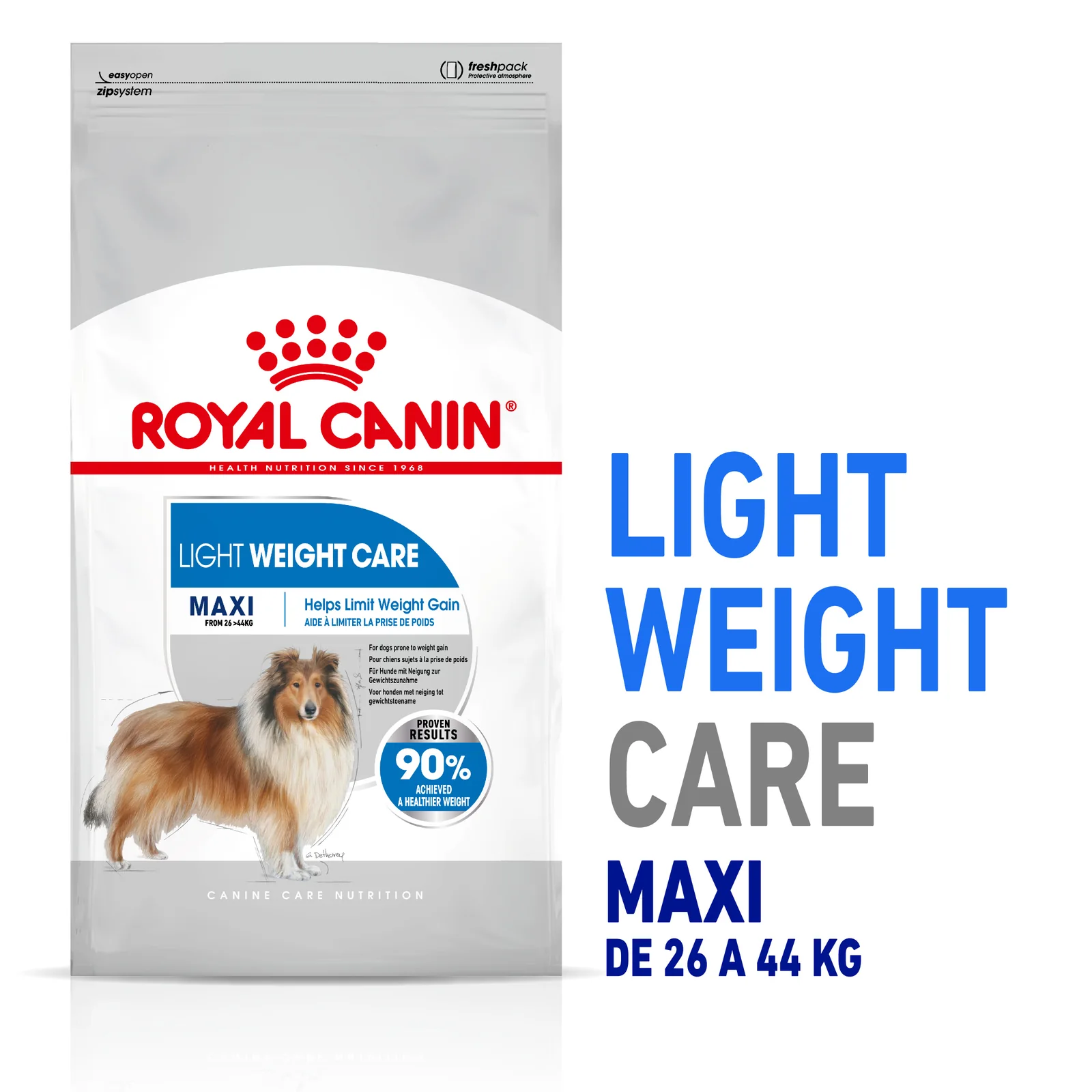 Royal Canin Maxi Light Weight Care pienso para el control de peso de perro adulto de tamaño grande 3 kg